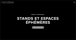 Desktop Screenshot of narrative-espace.fr